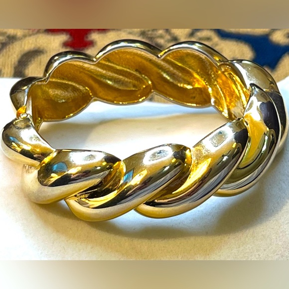 MCM Jewelry - Beautiful MCM Costume Snap Metal Bracelet Cuff